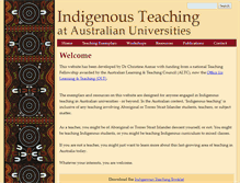 Tablet Screenshot of indigenousteaching.com